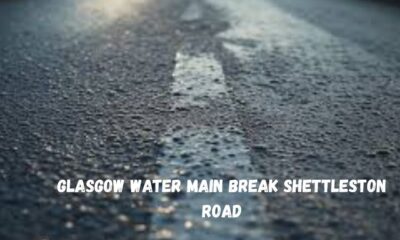 Glasgow Water Main Break Shettleston Road