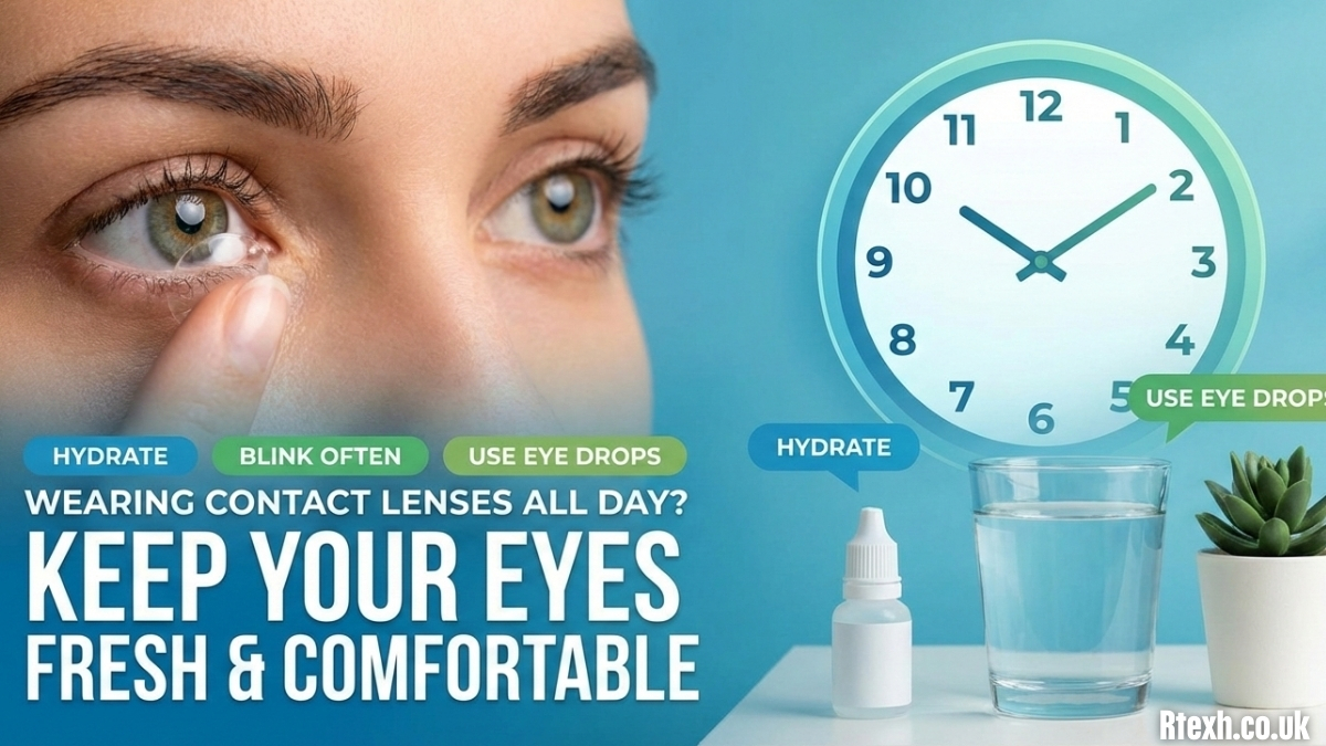 Wearing Contact Lenses All Day? Here’s How to Keep Your Eyes Fresh and Comfortable